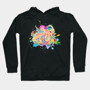 Octopus Splash of Color Hoodie